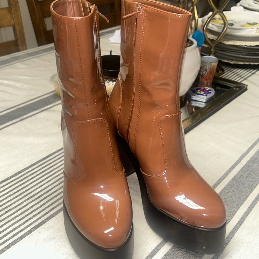 Botas estilo 70s oh 80s solo se usaron  una vez en buenas condiciones